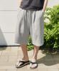 Zero Waffle Deep One-Tuck Sweat Shorts [Melange Grey]
