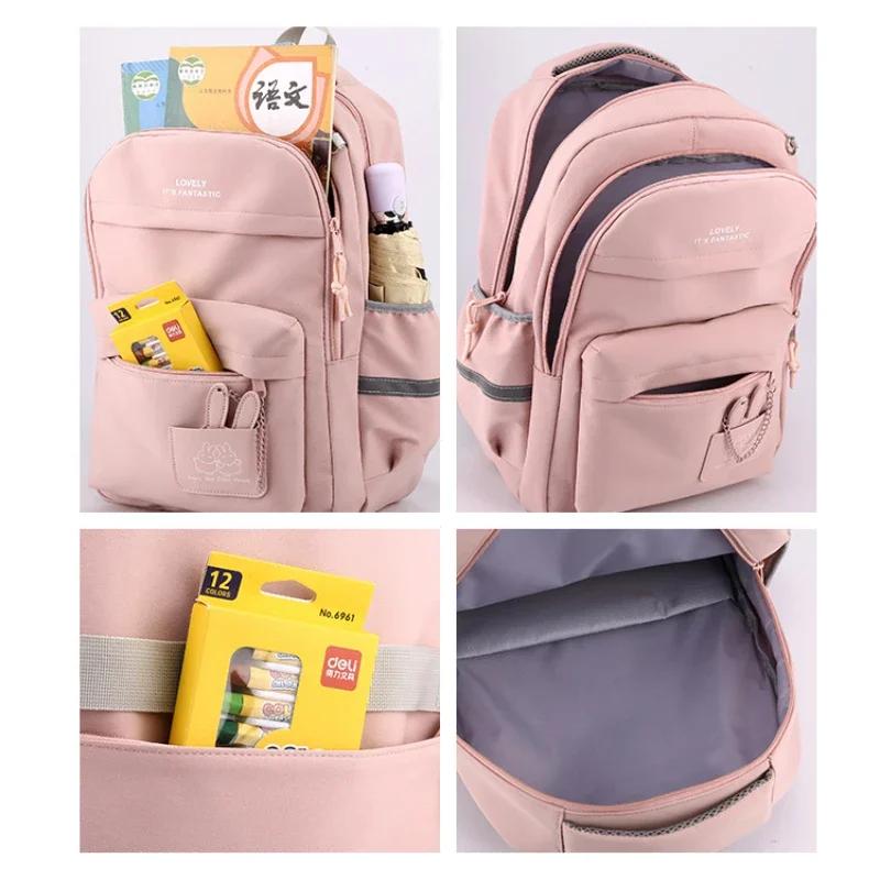 Students Gift Large Capacity Backpack Kids School Bag Cute School Backpack For Girls Children Kawaii Bookbag Primary