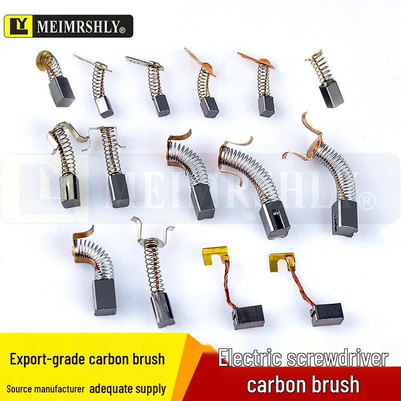 Compatible Carbon Brush for Kilew AC/DC Electric Screwdrivers P1L-BSD3000/3300/6600/TKS1500