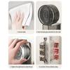 Strong Adhesive Wall Hanging Basket For Kitchen Countertop Modern Plastic Storage Container Easy Mount Design Removable Home Organization Tool