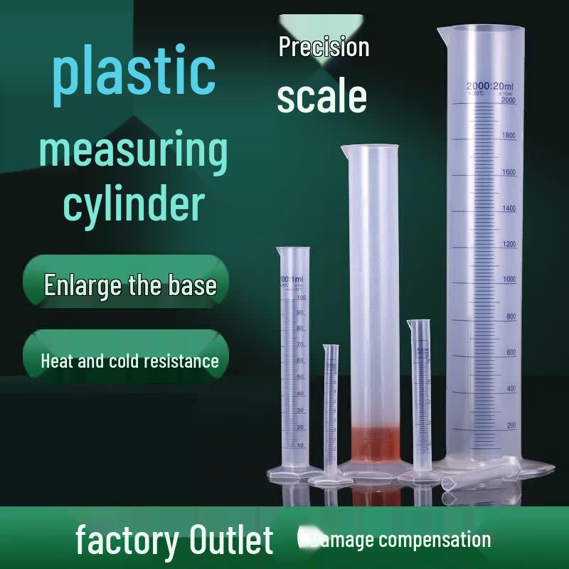 QUEED Graduated Plastic Measuring Cylinder 250ml