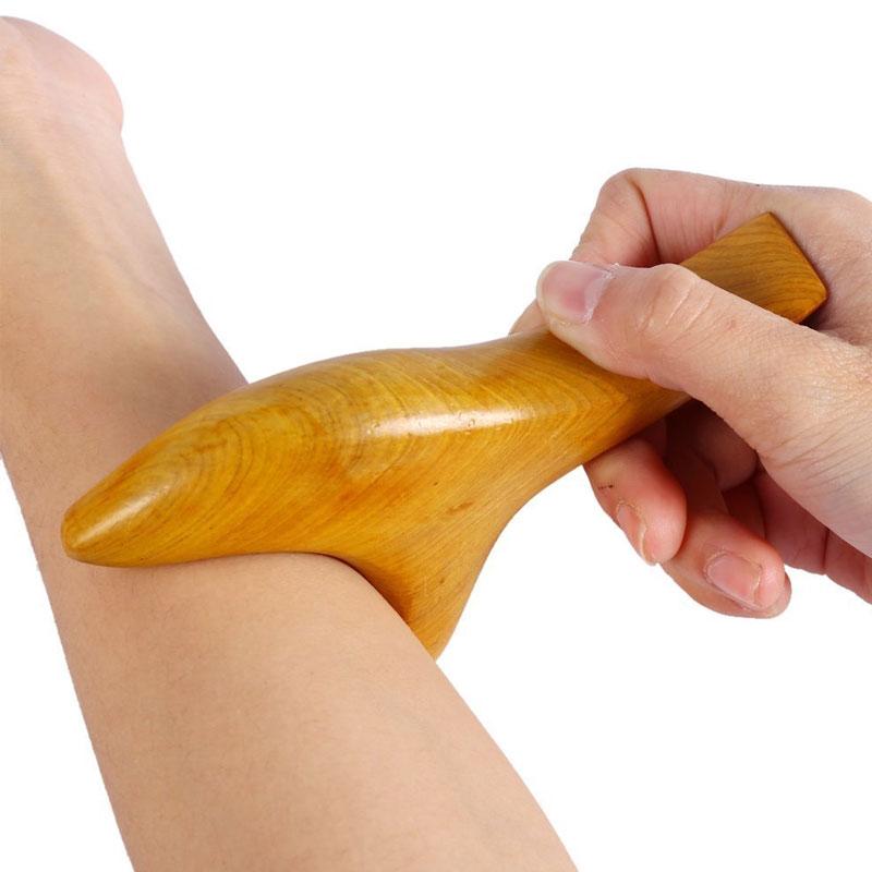 Holz Triggerpunkt-Massagegeräte, Professionelle Gua Sha Lymphdrainage-Werkzeuge, Holztherapie-Massage für den ganzen Körper Schmerzlinderung