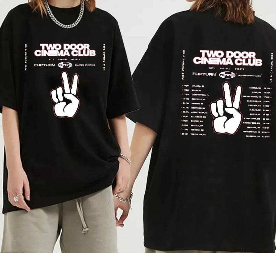 Two Door Cinema Club 2026 Tour Shirt, Two Door Cinema ClT-Shirt shirt S