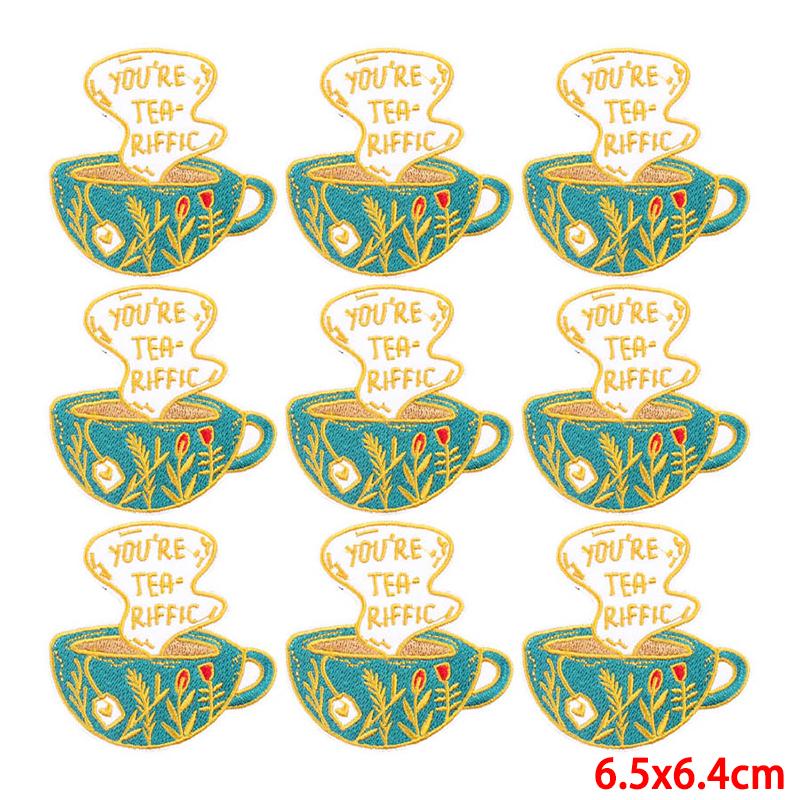 10 teile/los Großhandel Stickerei Patch Eisen Auf Patches Für Kleidung Patches Auf Kleidung Jacken Dekor Applikation Nähen Liefert