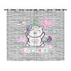 Curtains Unicorn Animal Rainbow Curtains Bedroom Living Room Blackout Curtain Perforated
