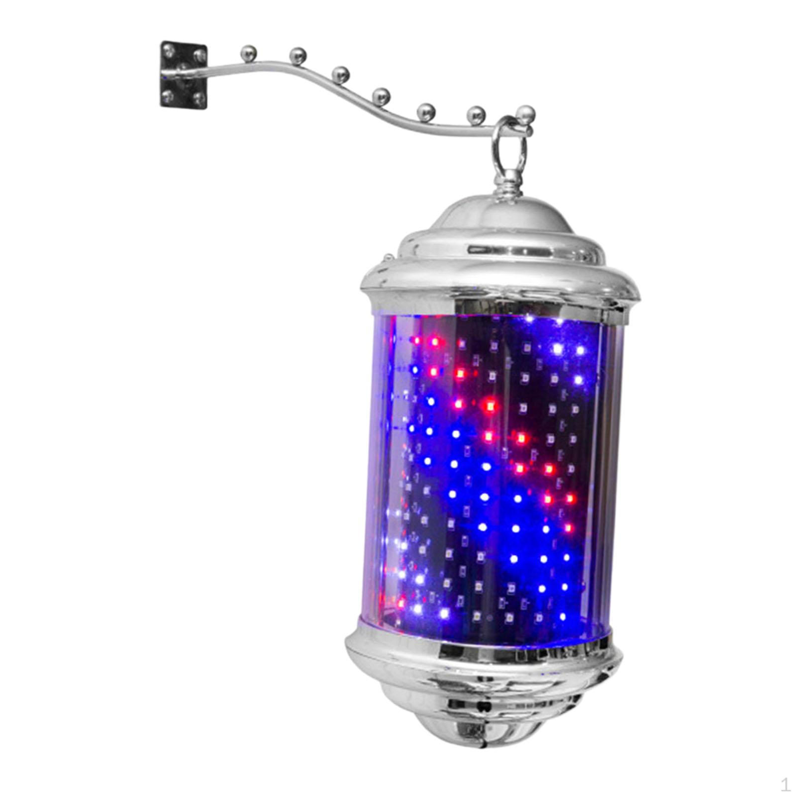 

Перукарня Pole Light, водонепроникна, що обертається для ділової активності, чорно-біла, 28 см Red Blue Light 28cm