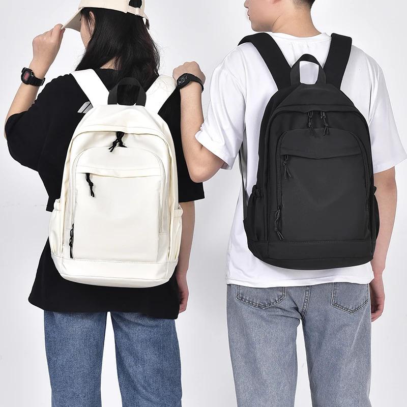 A 14 Inch Male And Female Large Capacity Laptop Backpack College Students Schoolbag Casual Trendy Backpack Fashion Travel Bag