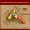 Copper Ball Valve DN15, DN20, DN25, DN32 Radiator Tap Switch