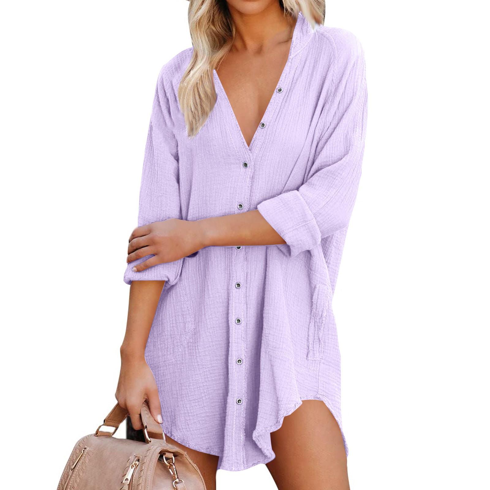 

Женский модный кардиган, сексуальный однотонный повседневная верхняя одежда с v-образным вырезом и длинным рукавом XXL