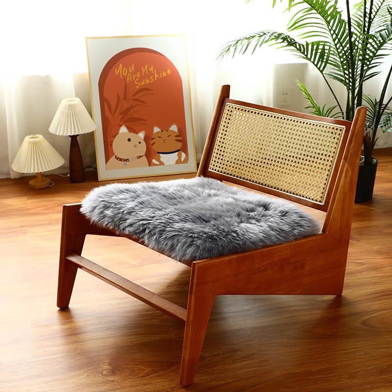 Thickened Square Wool Seat Cushion