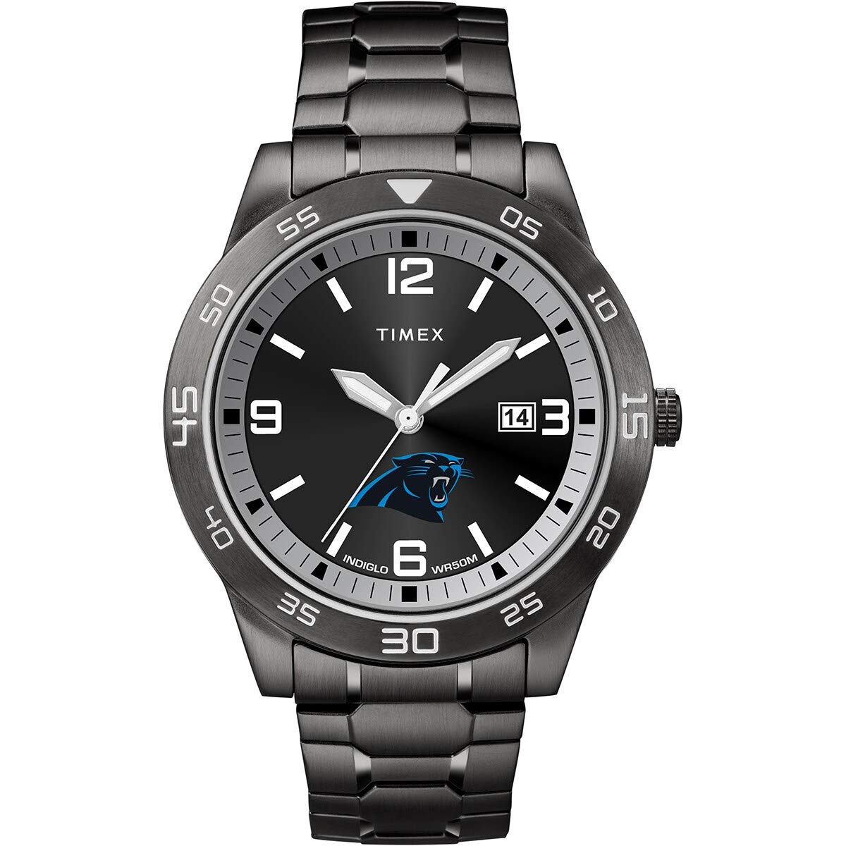 

Timex NFL Men s 42mm Acclaim Watch, Carolina Panthers, one size, modern