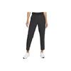 Nike Dri Fit Uni Logo Gerades Bein Hohe Taille Freizeithose Damen Hose Schwarz DO6785-010