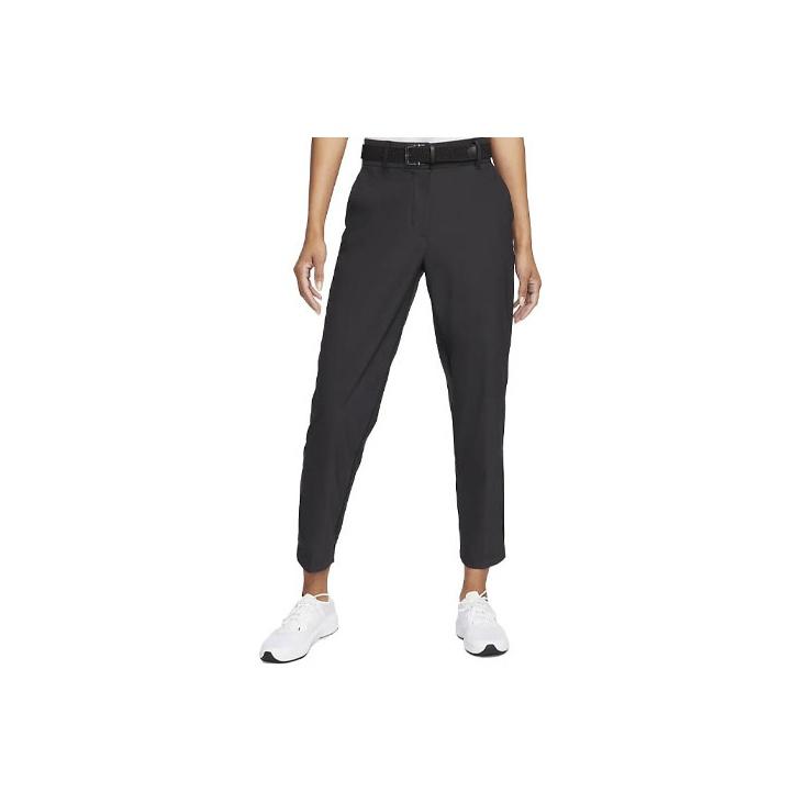 Nike Dri Fit Uni Logo Gerades Bein Hohe Taille Freizeithose Damen Hose Schwarz DO6785-010