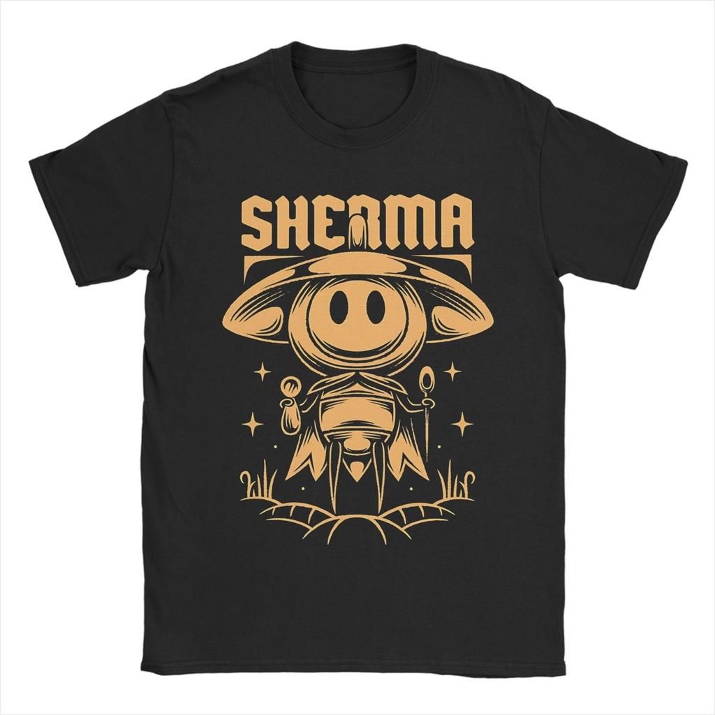 Unisex Hollow Knight Silksong Sherma T Shirts 100 Cotton Tops Vintage Short Sleeve Round Collar Tees Printed TShirt