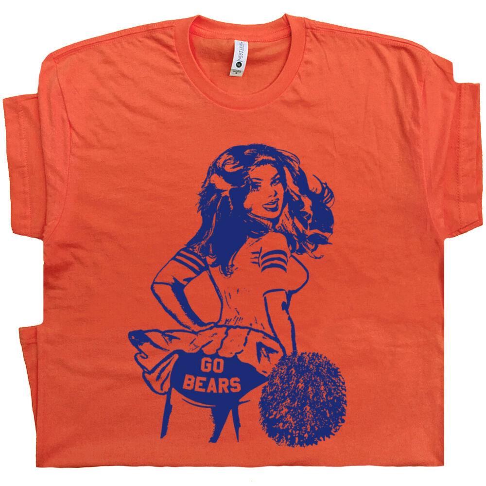 Go Bears T Shirt Vintage Bears Shirt Football Cheerleader Retro Throwback Tee Unisex T-Shirt XXL