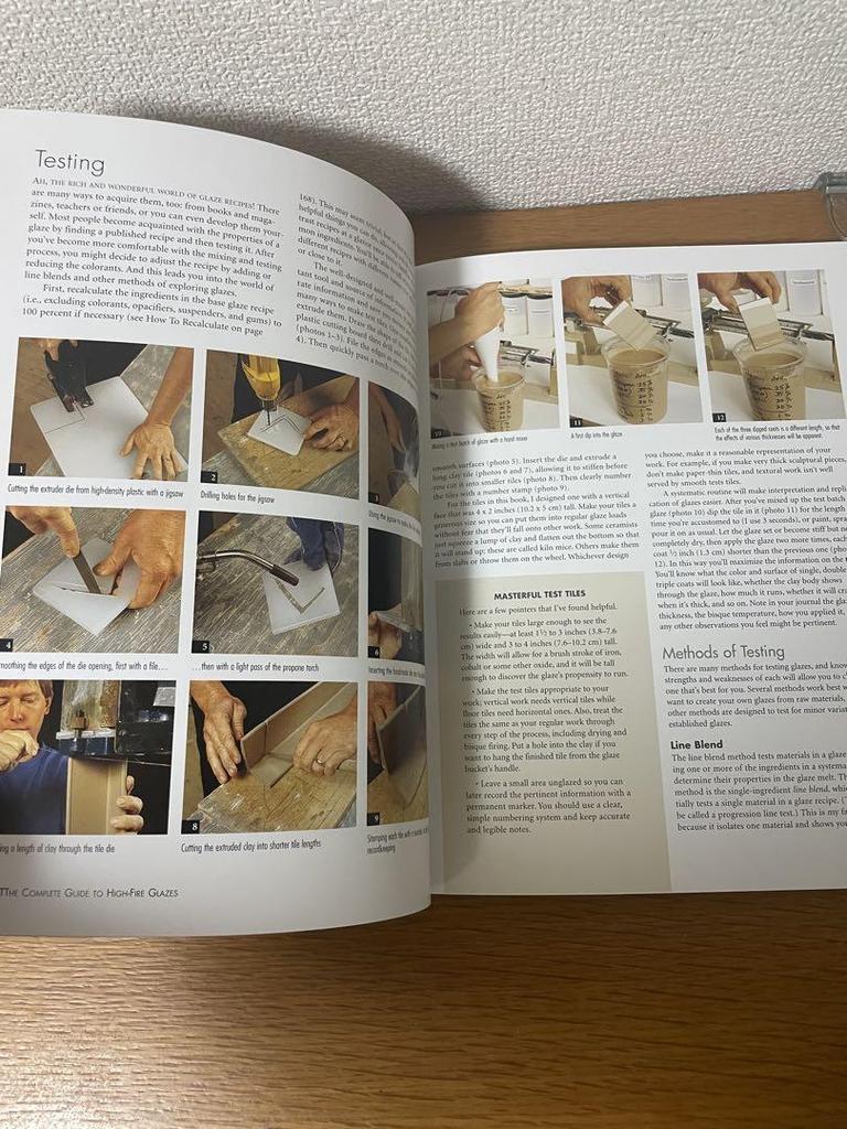 [USED] Foreign books high fire glazes glaze mixing potter's wheel sympo electric kiln Shino