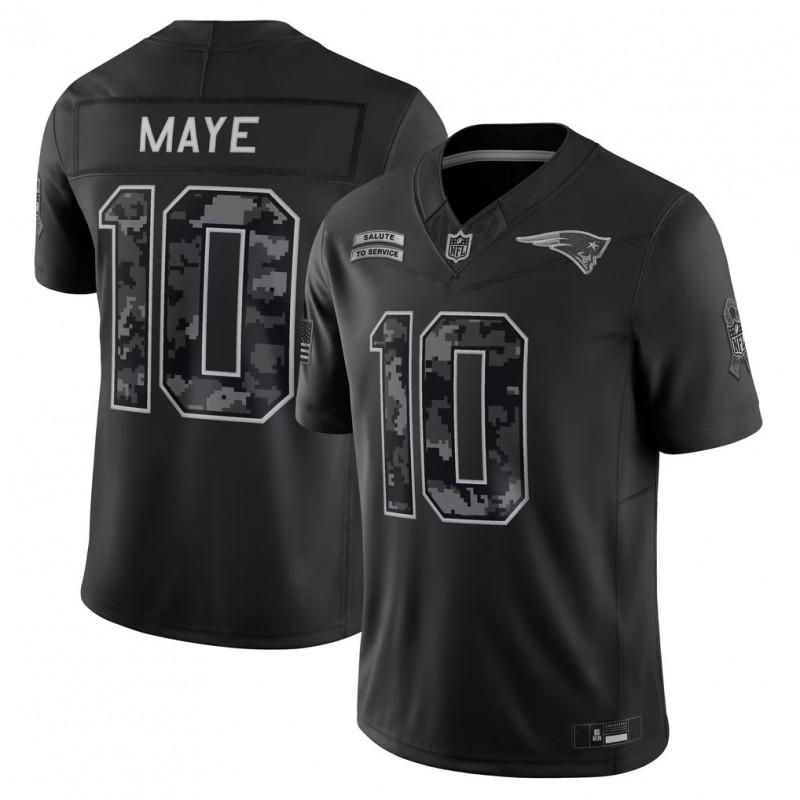 2026 NFL Tribute Black Full Embroidered T-Shirt Casual Sports Top