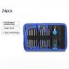 24 in 1 Multifunctional Screwdriver Flat Phillips Hexagonal Plum Manual Screwdriver Set