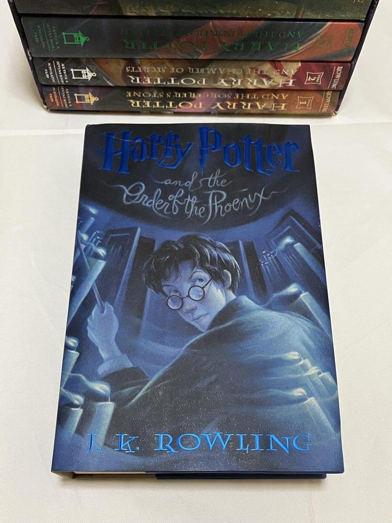 [USED] Harry Potter 5-volume set (5-volume set) with storage box and paper box