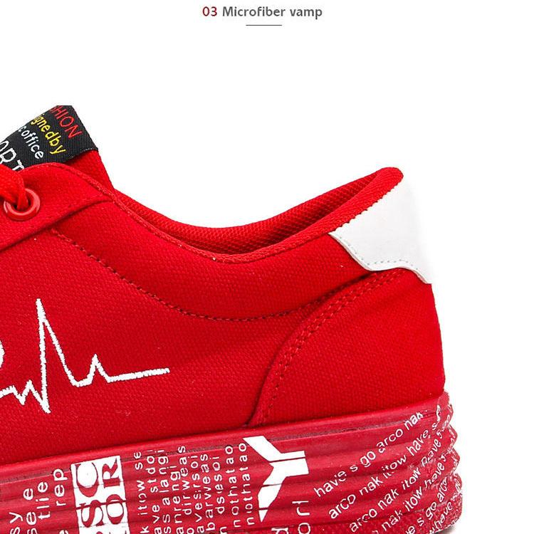 Letter Graphic Lace-up Front Skate Shoes Men's Canvas Shoes Sports Casual Shoes Individual Printing
