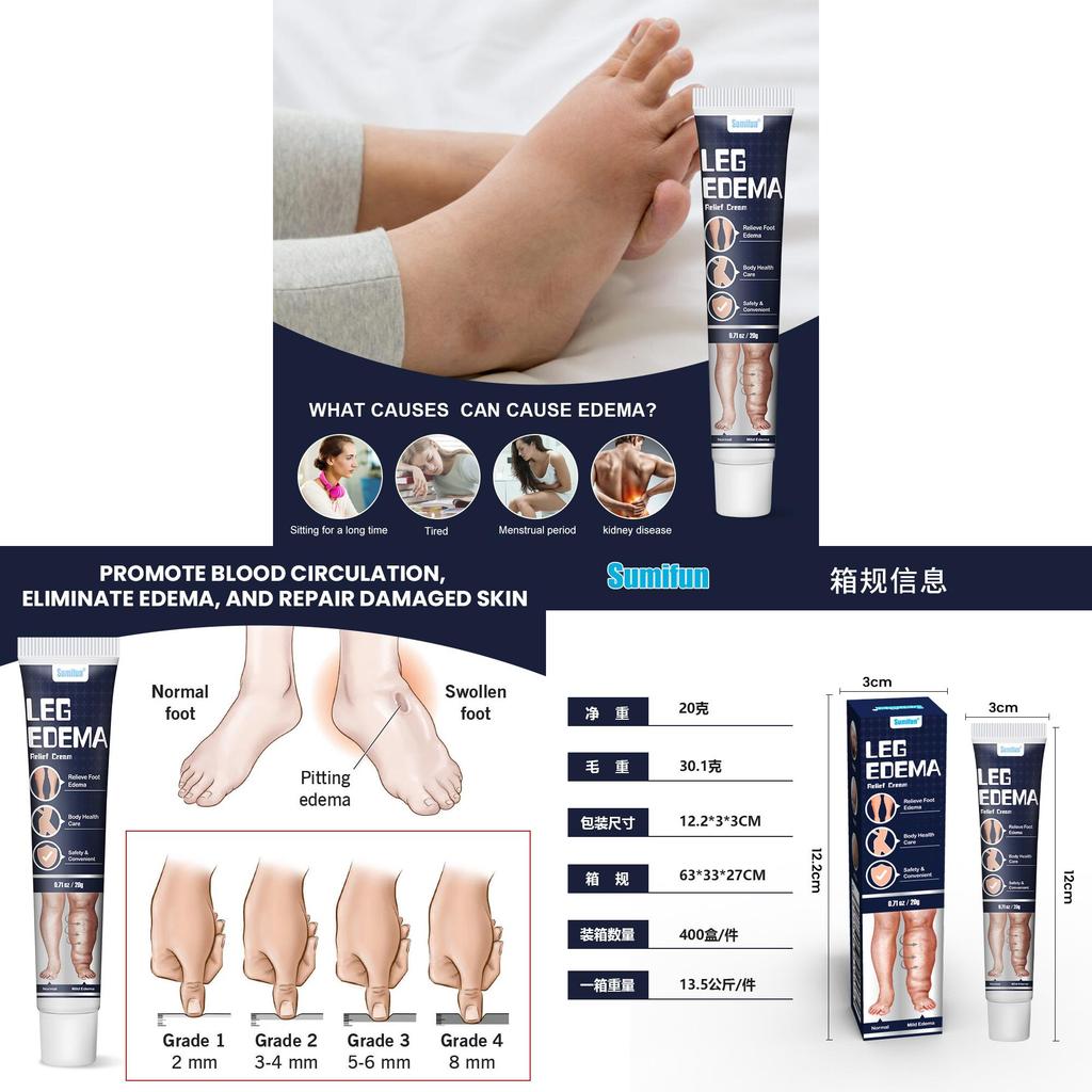 Gel Sollievo Ritenzione Idrica Gambe Per Riduzione Gonfiore E Circolazione Sana