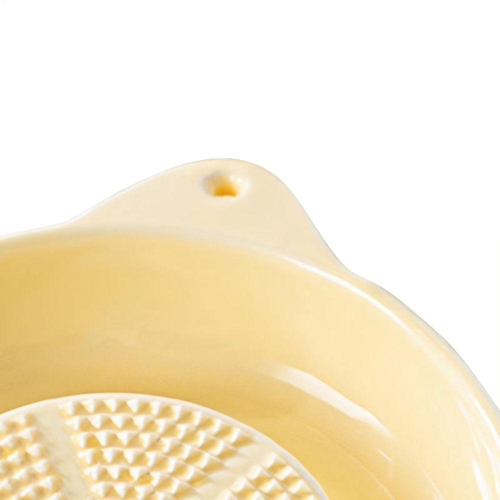 Manual Ceramic Ginger Grater Flow Guide Port Hand Grinder Garlic Masher Vegetables Grinding