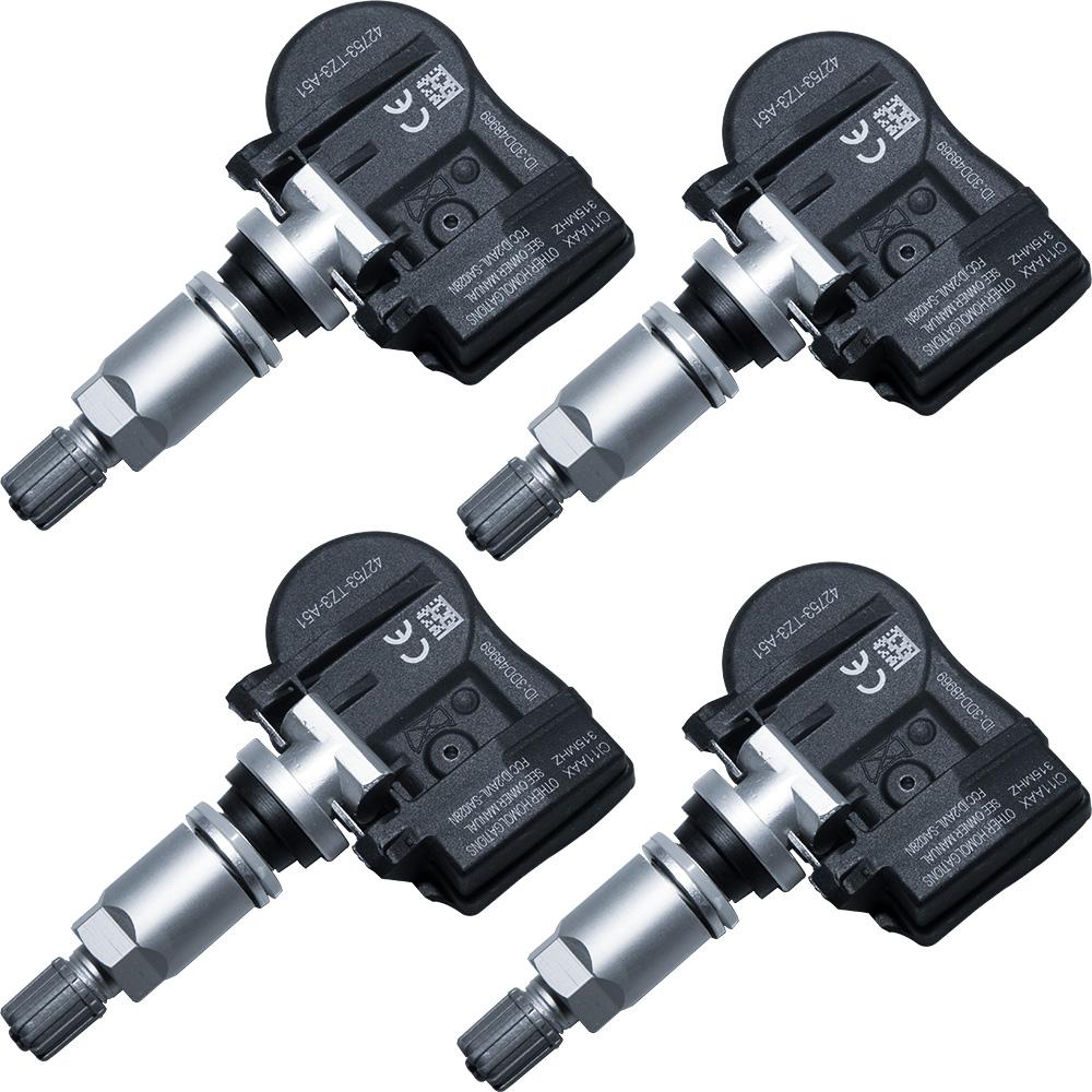 4PCS Car Tire Pressure Sensor TPMS 315MHz Auto For Acura ILX 01/2016-12/ MDX NSX RDX RLX TLX OEM S180052060A 42753TZ3A51 4 PCS