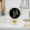 Student Astronaut Plastic Electronic Alarm Clock Children's Multi-function Can Be Used As a Mirror Electronic Clock Simple Korean Version Style