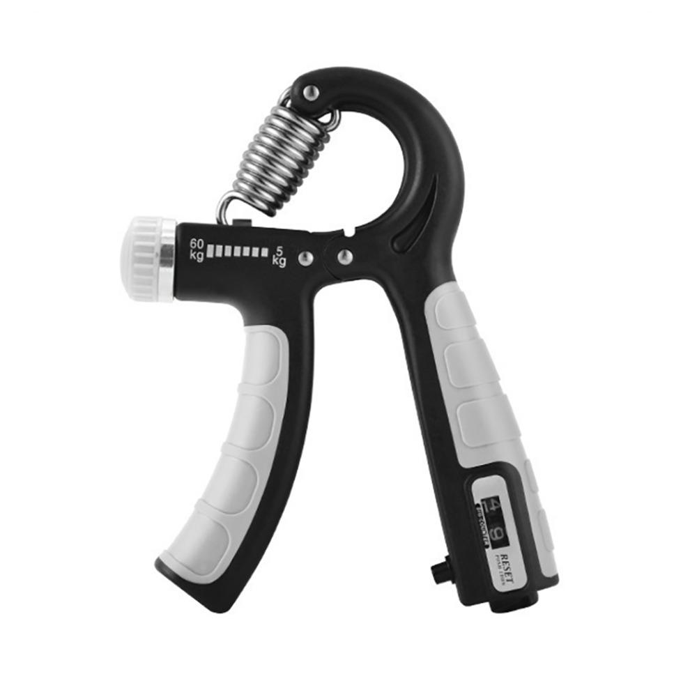 

Пружинний тренажер для пальців 5-60 кг Затискач для пальців Карпальний еспандер Портативний еспандер для зап ястя Ручка для рук Тренажерний зал Counting Black Grey