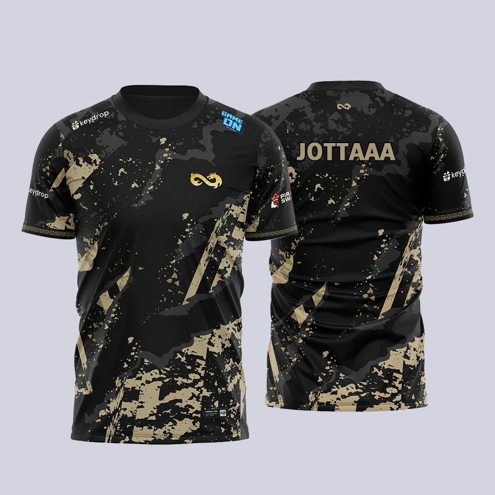CSGO Esports Tým Eternal Fire 2025 Nové Dresy CS2 Major Herní Tréninkové Soupravy Unisex Street Oversized Top Grafická Trička