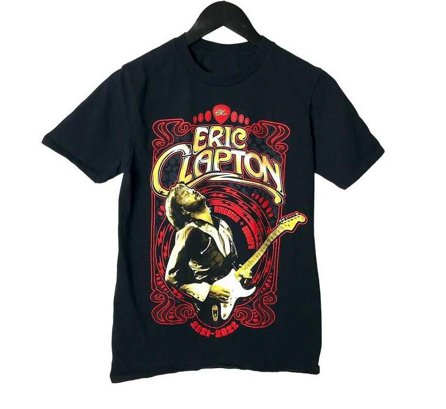 American Tour 1 side Eric Clapton Shirt Black Classic Unisex Unisex T-Shirt XXXL