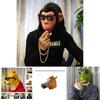 Maska Głowy Konia Halloween Cosplay Dodatek do Kostiumu Dla Dorosłych Straszna i Realistyczna