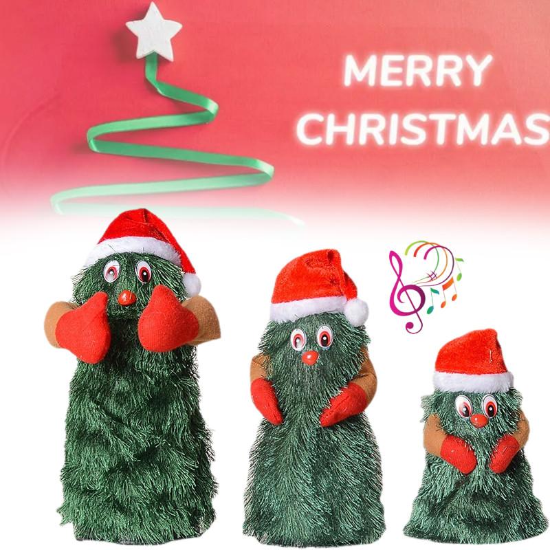 Tree Electric Christmas Rotating Dancing Singing Santa Claus Toys Gift Doll