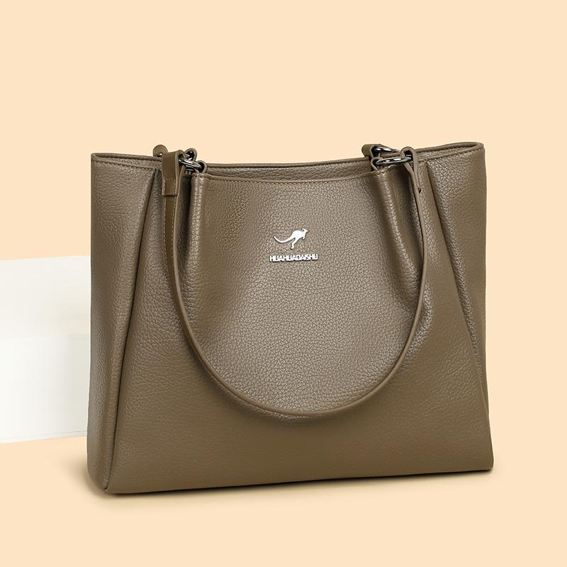 Handbag Large Capacity Commuter Women's Shoulder Bag PU Tote Bag