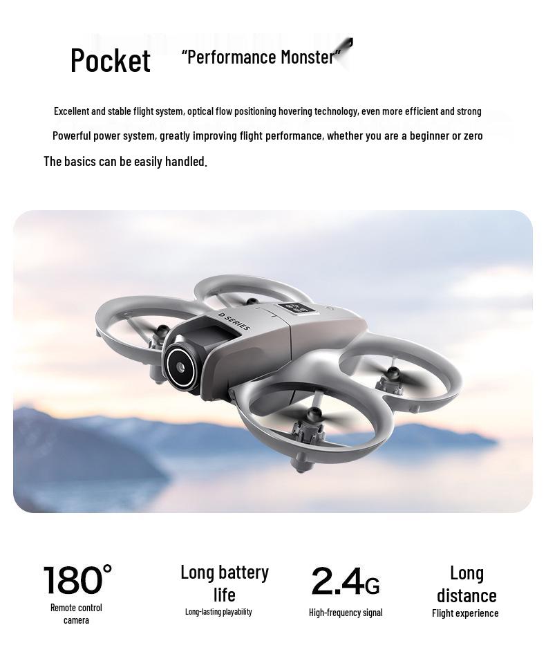 D16 Mini Dual Camera FPV Racing Drone with Obstacle Avoidance