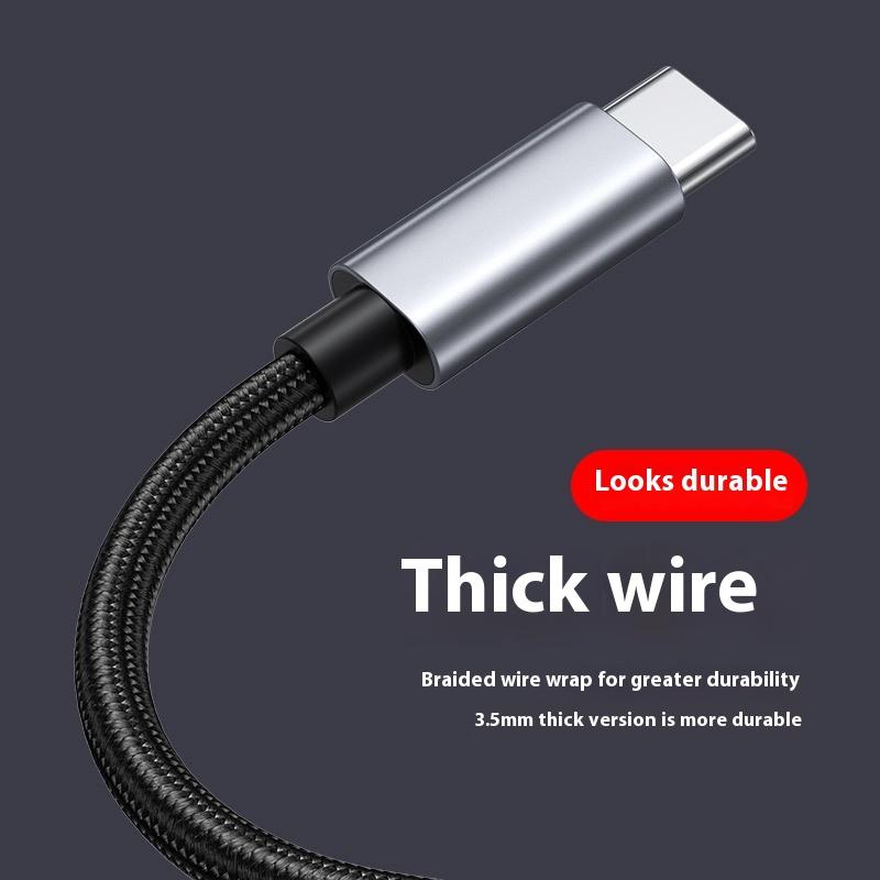 1 Piece Phone Tablet Pc Accessories With Usb C Port Cable Conversion Earphone Microphone 3.5Mm Male To Type-C Aux Audio Adapter