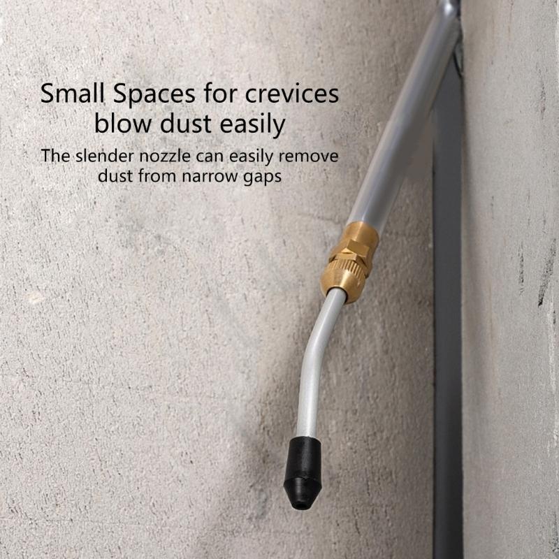 Air Blow Guns Pneumatic Dust Blower Guns Air Sprays Guns Dust Cleanings Air Blower with Replacement Nozzle for Cleanings