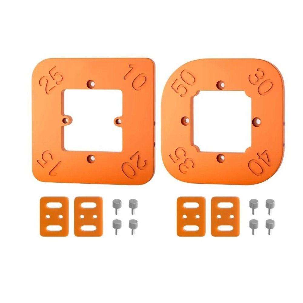 Useful 4 in 1 Arc Angle Positioning Template R10 To R50 Arc Cutting Positioning Template Reusable Woodworking Jig Carpentry