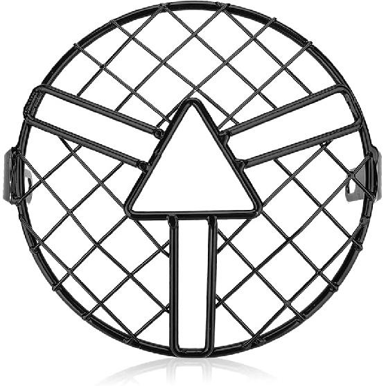 for headlight grill Gorgeri Headlight Grille, Motorcycle Front Headlight Guard Grille Headlamp Grill Cover Screen Protector Headlight Grill Grille