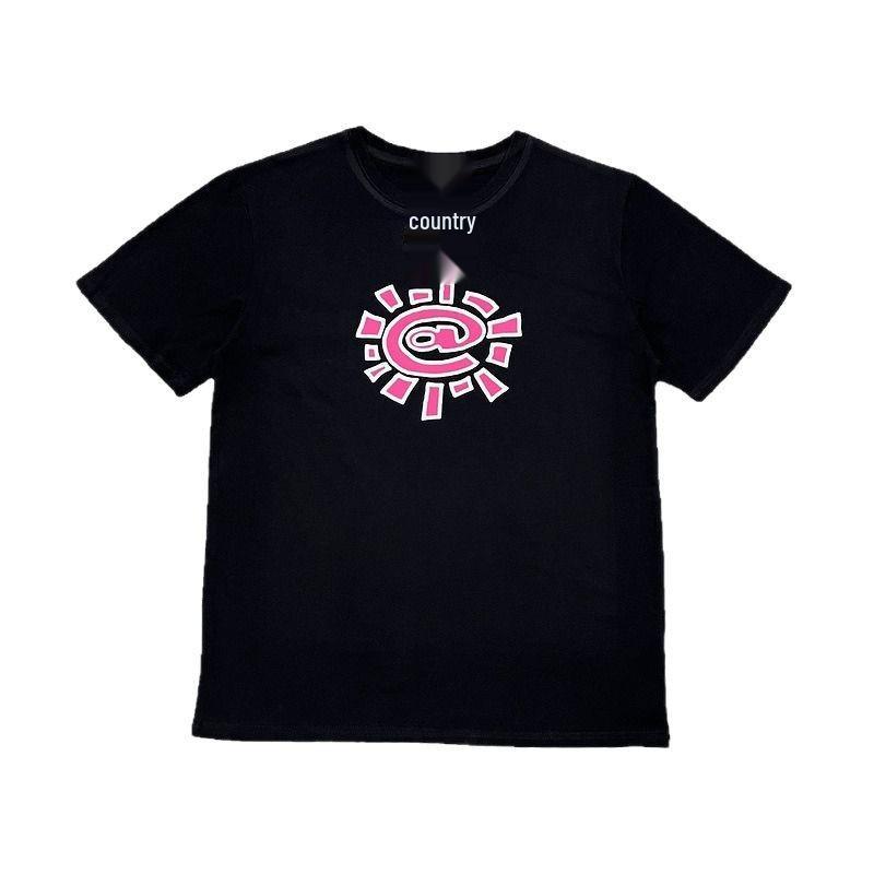 ADWYSD T-shirt Casual Hip Hop con Stampa Sun Roll - Manica Corta Design Trendy.