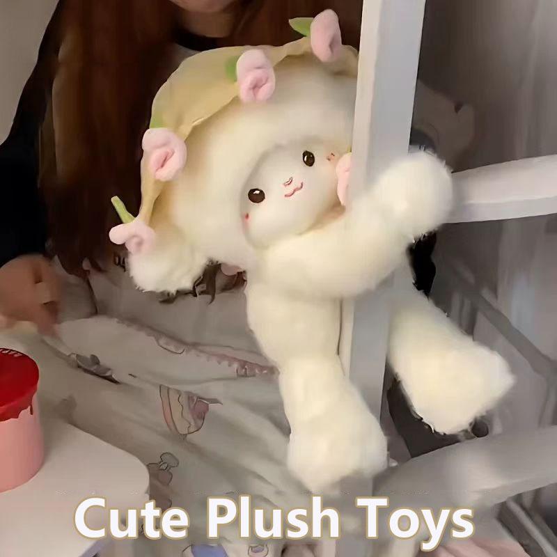 Fashion New Arrivals Lamb Style Cute Plush Toys Cuddly Flower Sleep Pillow Soft Toys Valentine's Day Gifts Birthday Gifts Christmas Gifts