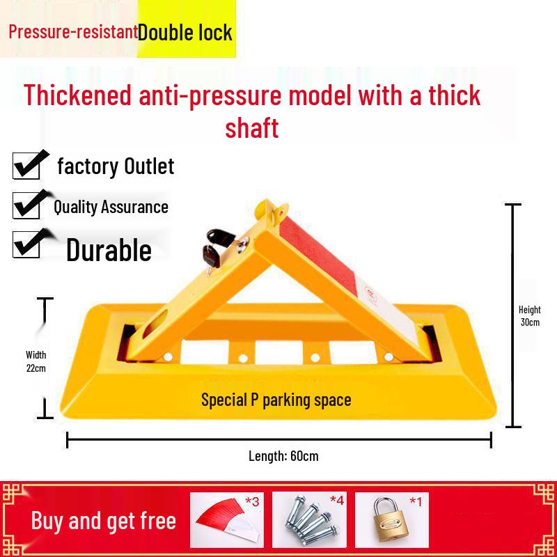 Blocator de sol triunghiular rezistent pentru locuri de parcare în garaje
