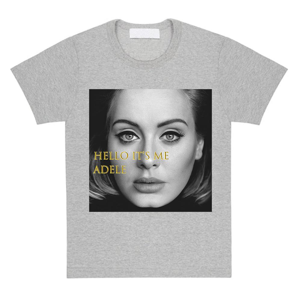 Adele Adkins T-shirts Roupas Femininas Cotton Soft Comfortable Camiseta High Quality Graphic Print Casual Women Anime T-shirt Band T-shirt summer Tops