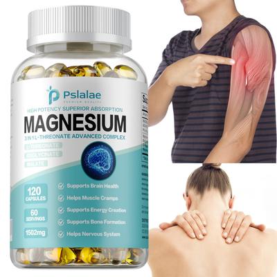 Magnesium - L-Threonat, Bisglycinat, Malat - Gehirngesundheit, Gedächtnis & Konzentration