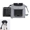 Soft Sided Expandable Cat Backpack Multi Opening Dog Bike Basket  Bike Riding