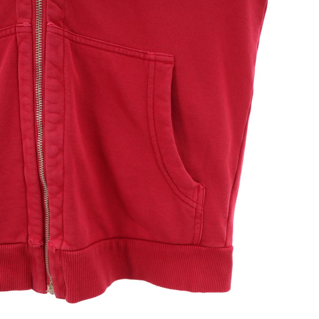 Lacoste Langarm Sweat Zip-Hoodie 3 Rote Serie Herren Gebraucht