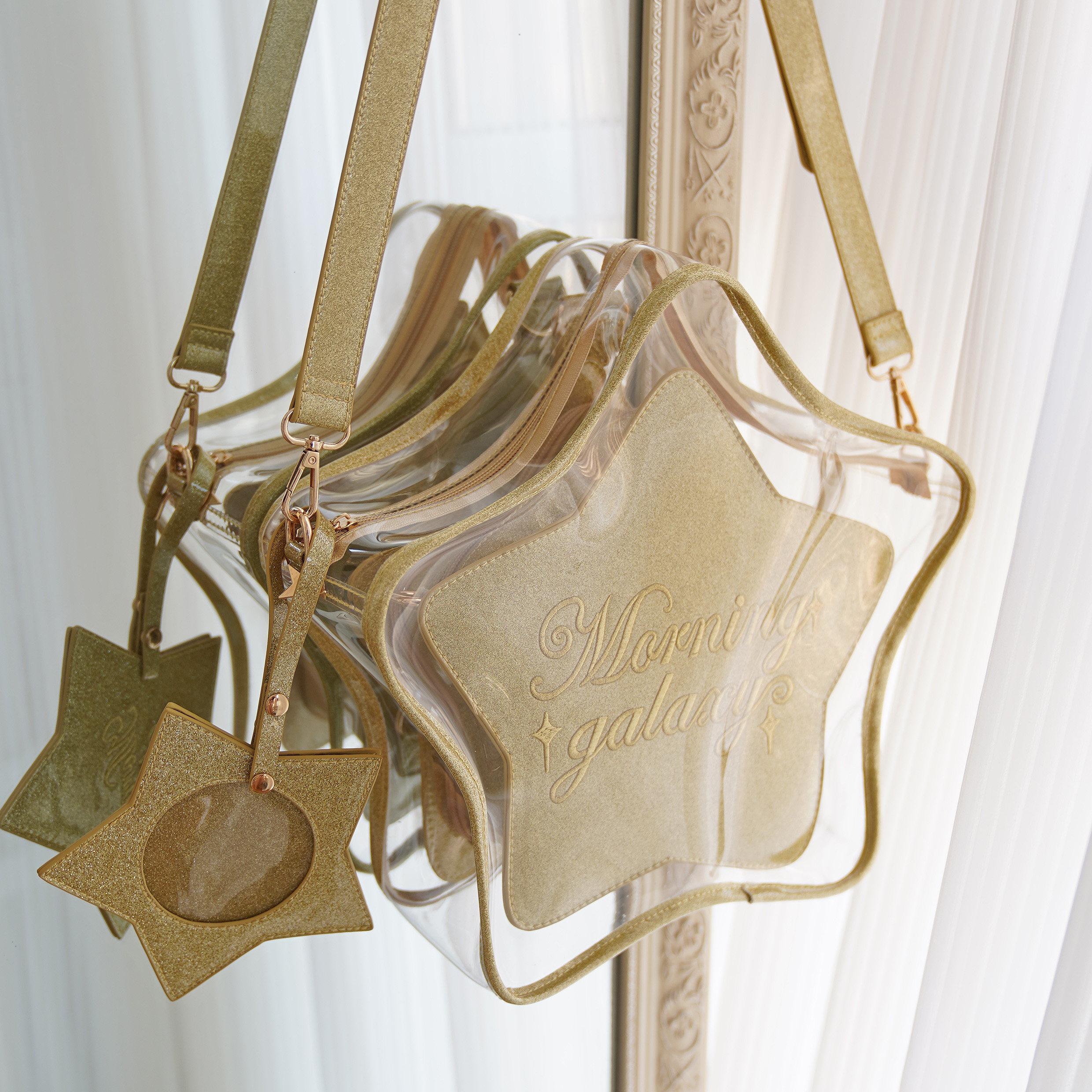 Épaule Diagonal Transparent Quotidien Mignon et Doux Populaire Étoile Bonbons Sac Douleur Assortiment Quotidien Vêtements Lolita or