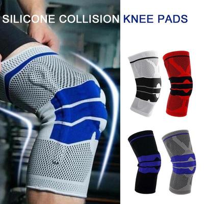 Silicone Pads Fitness Meniscus Patella Protection Kneepads Sports Safety Knee Sleeve