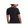 Nike Solid Breathable Short Sleeve T-Shirt Women Tops Black AH7222-010