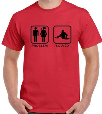 DJ Unisex T-Shirt Problem Solved Lustige Decks Turntable Dance T-Shirt Top
